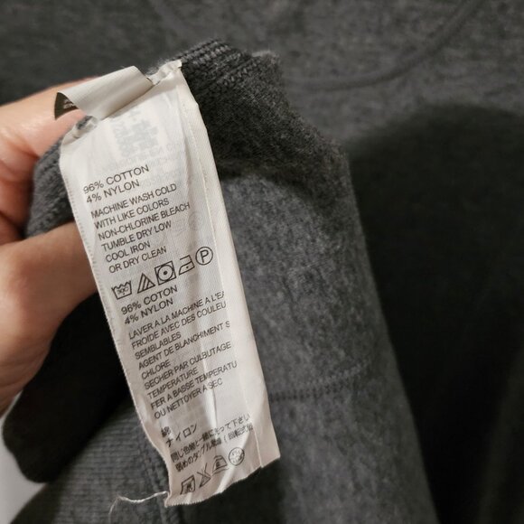 Tommy Bahama Womens Charcoal & Light Gray Reversible Cotton Full Zip Size XXS - Picture 5 of 8